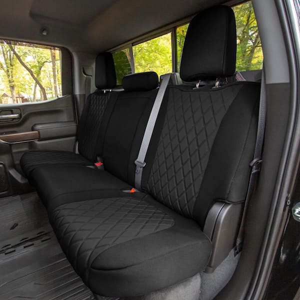 Neoprene Custom Fit Seat Covers for 2019-2022 Chevrolet Silverado 1500 2500HD 3500HD RST to LTZ to High Country