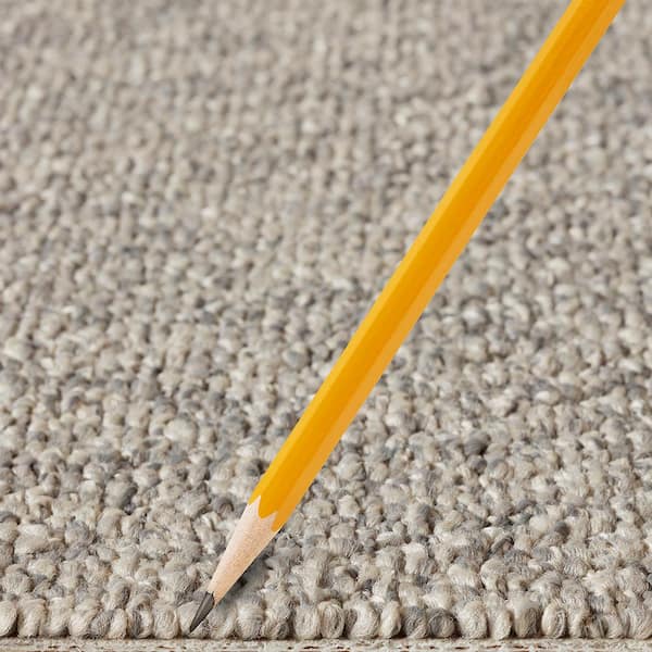 Lanwick  - Wind Chime - Gray 19 oz. Polyester Pattern Installed Carpet