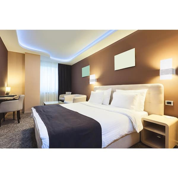 Nikita 8.86 in. W x 11.42 in. H 1-Light Matte Nickel Wall Sconce with White Glass Shade