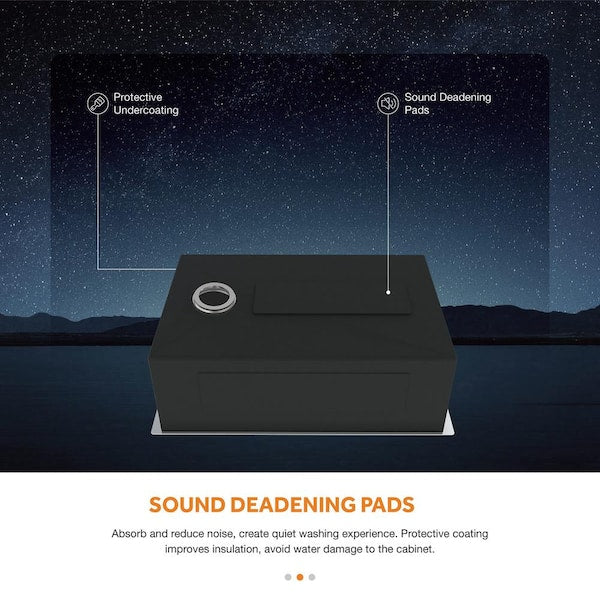 All-in-One Undermount Stainless Steel 23 in. Kitchen Sink