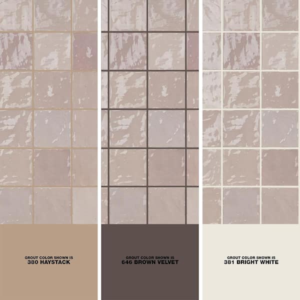 Kingston Pink 4 in. x 4 in. Glazed Ceramic Wall Tile (5.38 sq. ft./case)