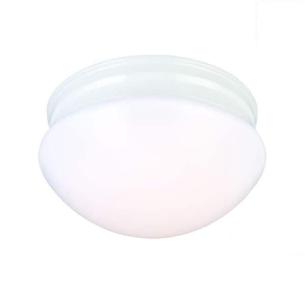 9 in. White LED Flush Mount