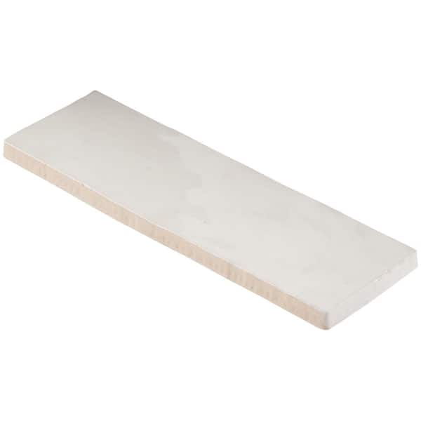 Kingston White 3 in. x 8 in. Glazed Ceramic Wall Tile (5.38 sq. ft./case)