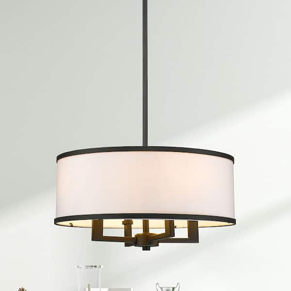 Park Ridge 4 Light Bronze Pendant Chandelier