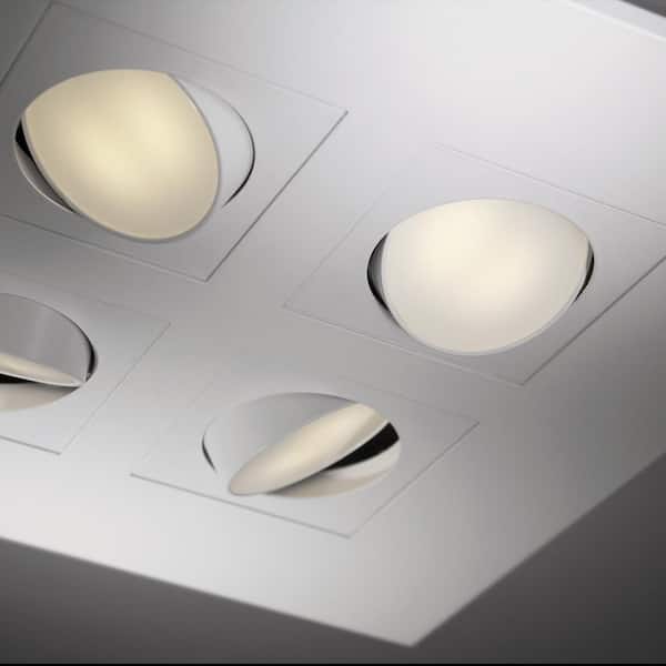 Galway 9.2-Watt White Integrated LED Flush Mount