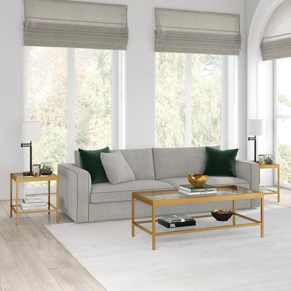 Moby 25-/12 in. Blackened Bronze Swing Arm Table Lamp with Drum Shade