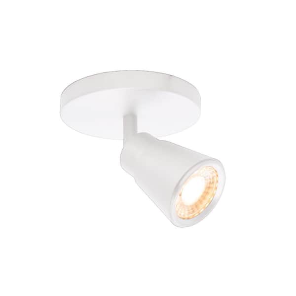 Solo 5 in. White LED ENERGY STAR Single Track Lighting Kit 3000K