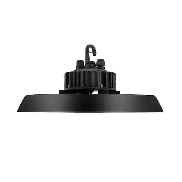 14 in. Black Integrated LED Dimmable High Bay Light at 30000 Lumens, 5000K Daylight