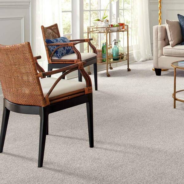 Tides Edge  - Biscuit - Brown 50 oz. Triexta Texture Installed Carpet