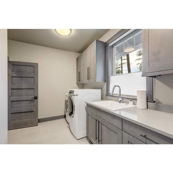 Clare Single Handle Pull Down Laundry Utility Faucet in Chrome