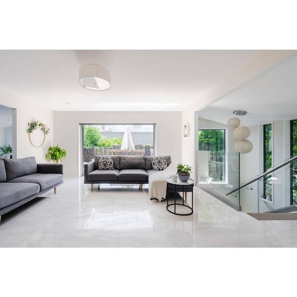 Kolasus 12 in. x 24 in. Polished Porcelain Stone Look Floor and Wall Tile (16 sq. ft./Case)