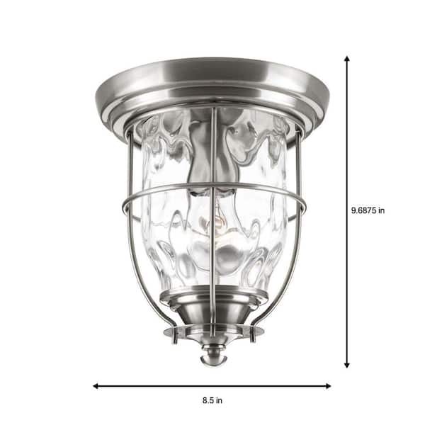 Beacon Collection Stainless Steel Outdoor Flushmount