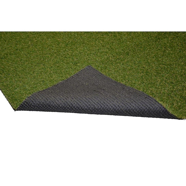 5 ft. x 7 ft. Green Artificial Grass Area Rug