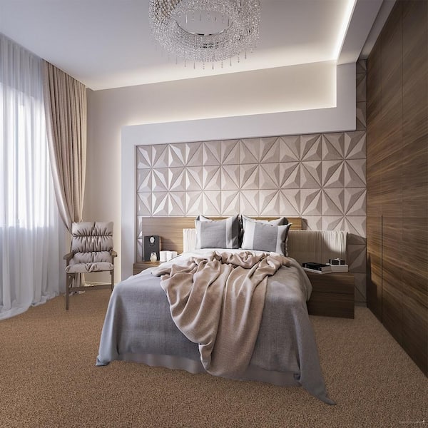 Briley Drift Residential 18 in. x 18 Peel and Stick Carpet Tile (10 Tiles/Case) 22.50 sq. ft.