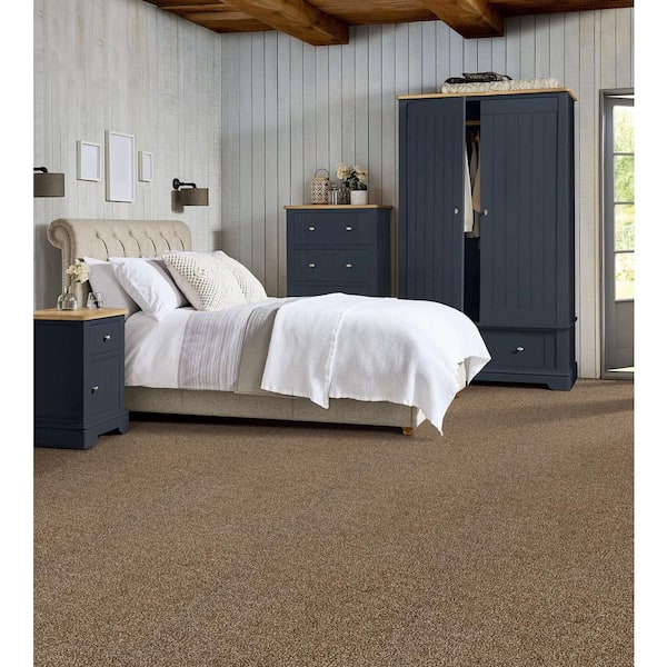 Field Day Brown Residential 18 in. x 18 in. Peel and Stick Carpet Tile (10 Tiles/Case) (22.5 sq. ft.)