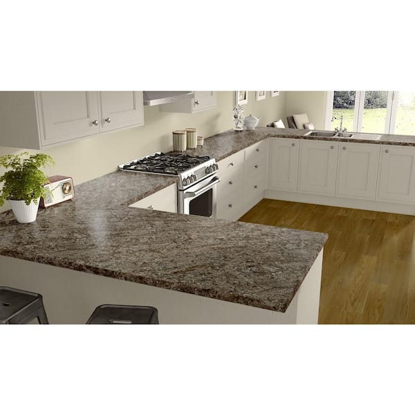 4 ft. x 8 ft. Laminate Sheet in Golden Romano with HD Mirage Finish