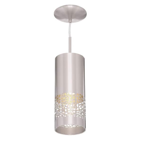 Hensley 1-Light Satin Nickel Mini Pendant