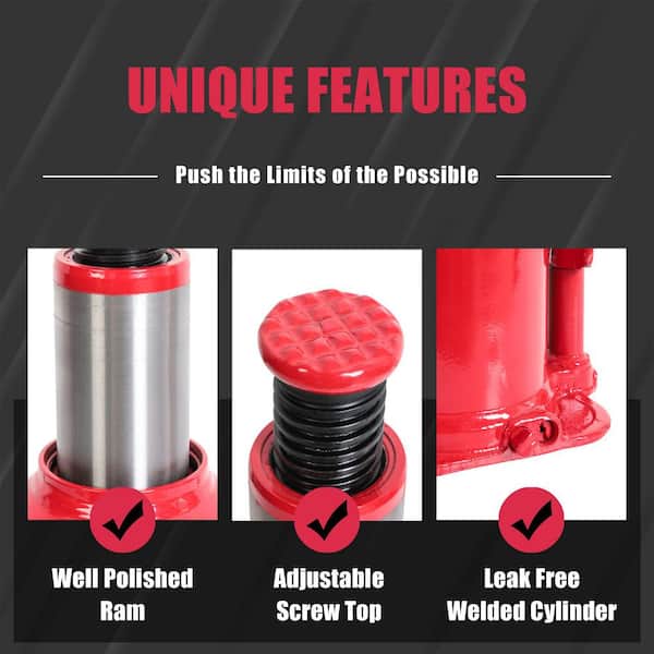 12-Ton Low-Profile Bottle Jack