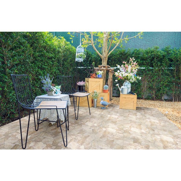 Neptune Amber 17 in. x 26 in. Matte Porcelain Patterned Look Floor and Wall Tile (12.28 sq. ft./Case)