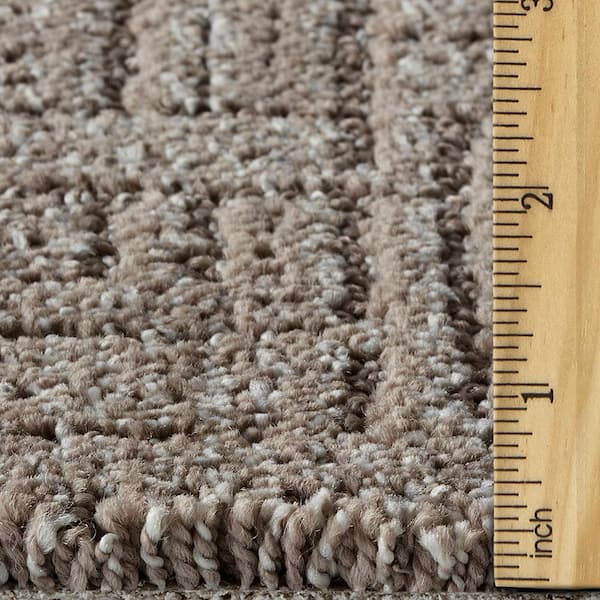 Lake Mohr  - Winter Bark - Brown 45 oz. Triexta Pattern Installed Carpet