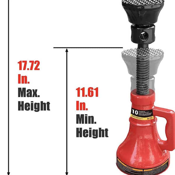 10Ton Professional Car Support Screw Jack for House Construction Bridge Stabilization