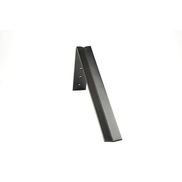 Victory 16 in. Black Steel Countertop Support Bracket