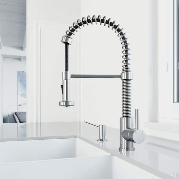 Braddock Kitchen Soap Dispenser in Stainless Steel