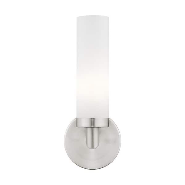Aero 1 Light Brushed Nickel ADA Wall Sconce