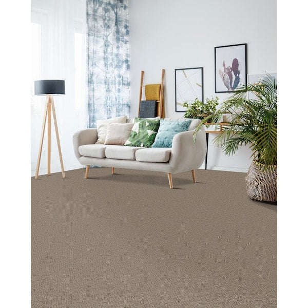 Gallop - Maverick - Gray 12 ft. 24 oz. SD Polyester Texture Full Roll Carpet (1080 sq. ft./Roll)