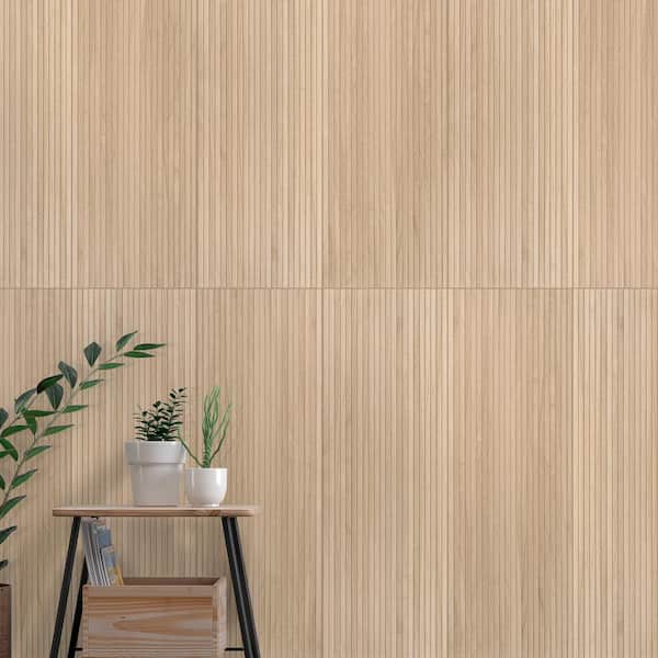 UrbanSlat Natural 16 in. x 48 in. Matte Ceramic Wall Tile (15.51 sq. ft./Case)