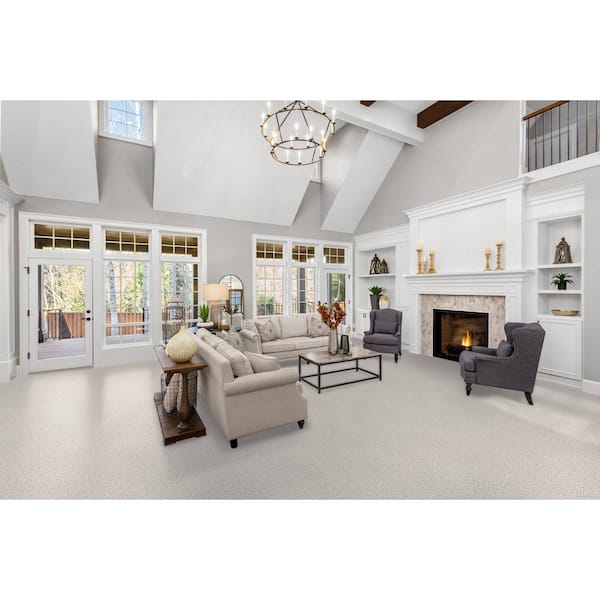 Delight II - Celebrate - Beige 65 oz. SD Polyester Texture Installed Carpet