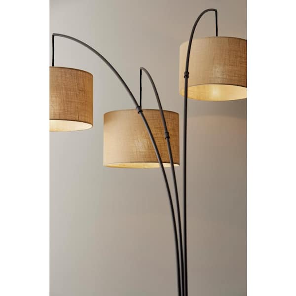 Trinity 82 in. Antique Bronze Arc Lamp