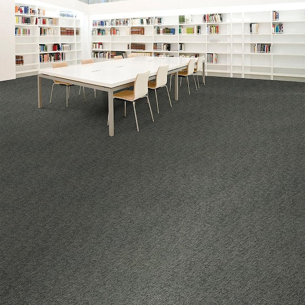 Crescent Creek Brown Commercial 24 in. x 24 Glue-Down Carpet Tile (24 Tiles/Case) 96 sq. ft.