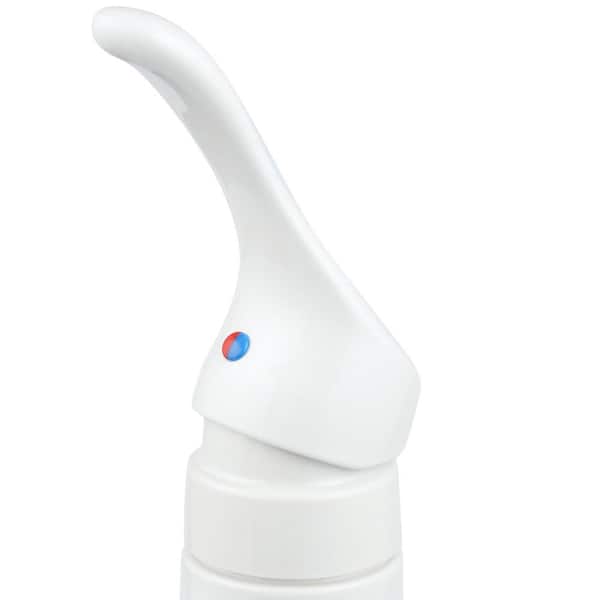 Renzo Single-Handle Pull-Out Sprayer Kitchen Faucet in Glacier