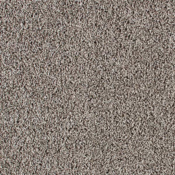Huntcliff I Deep Breath Gray 31 oz. Triexta Texture Installed Carpet
