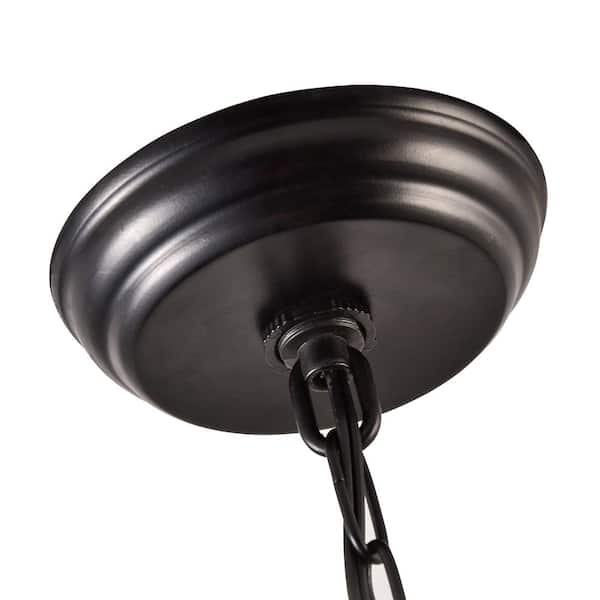 Chicago 4-Light Black Unique Classic/Traditional Chandelier with Crystal Accents