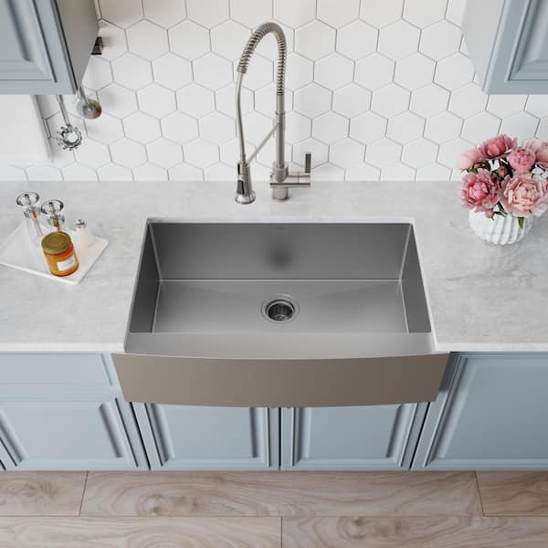 Standart PRO Stainless Steel 36 in. Single Bowl Farmhouse/Apron-Front Kitchen Sink