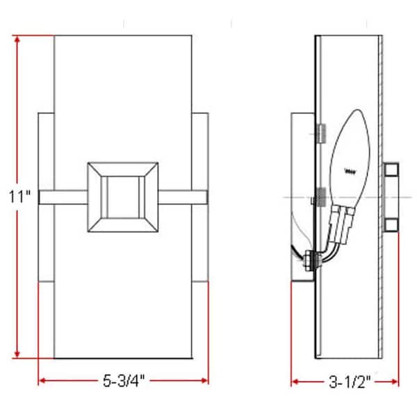 Monroe 1-Light Oil-Rubbed Bronze Sconce