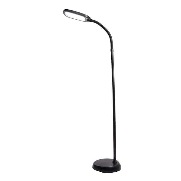 12- Watt Full Spectrum LED Floor Lamp, Black