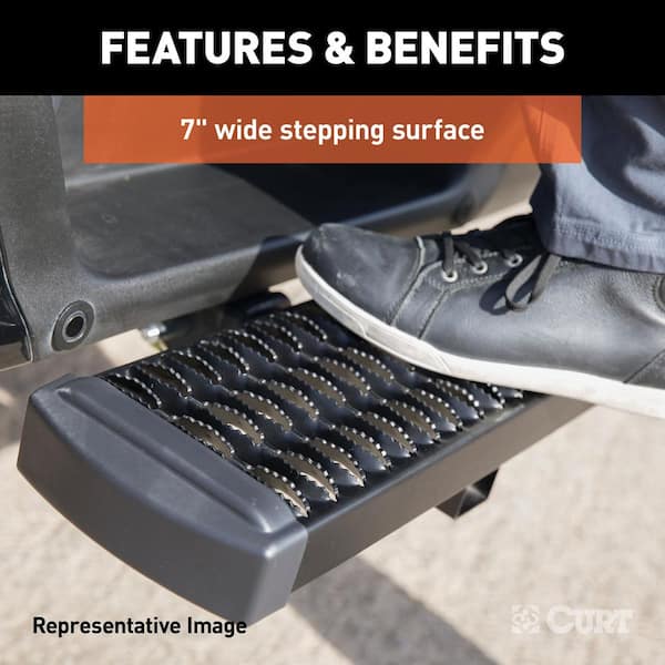 Grip Step Receiver Hitch Step with 6