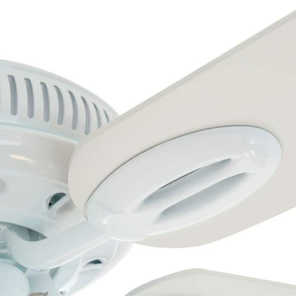 Glendale 42 in. LED Indoor White Ceiling Fan with Light Kit