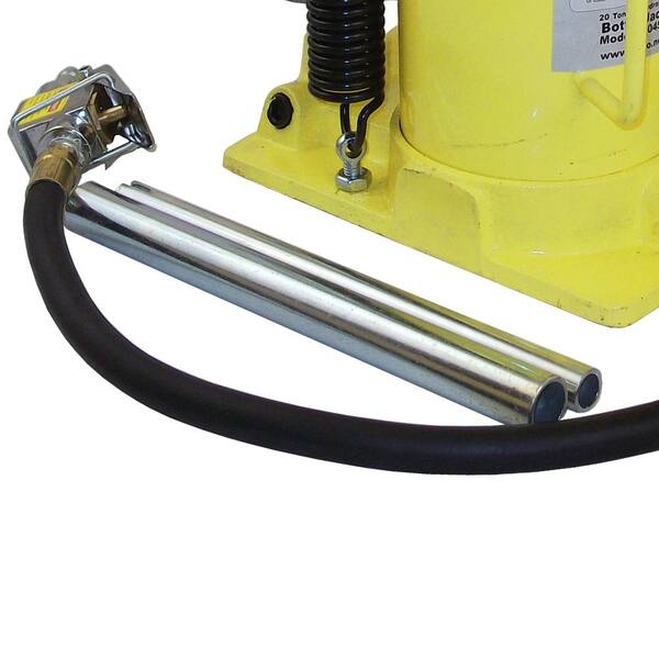 20-Ton Air/Manual Hydraulic Bottle Jack