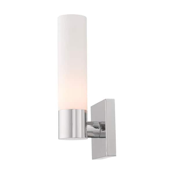 Aspen 1 Light Polished Chrome ADA Wall Sconce