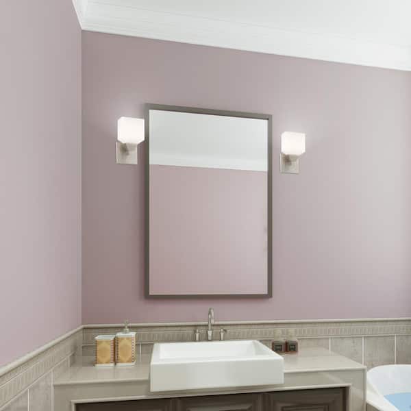 Aragon 1 Light Brushed Nickel Wall Sconce