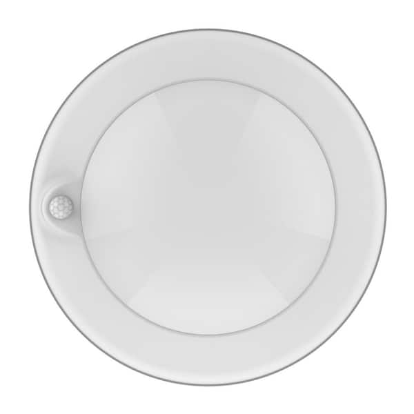 7.5 in. Battery Operated LED White 35-WH Rechargeable w/Remote Control 4000K Cool White Ceiling Fixture Light (1-Pack)