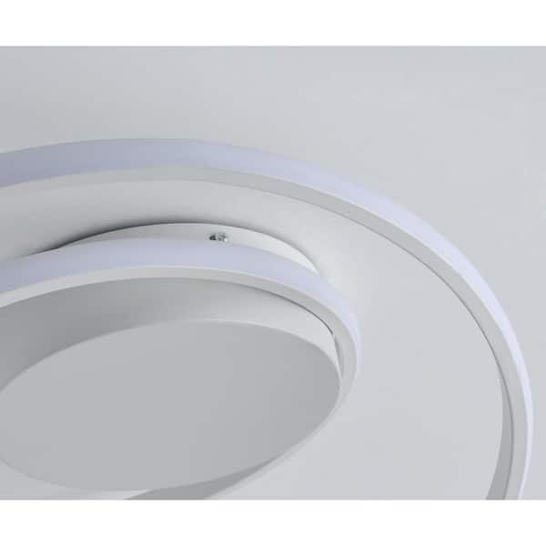 18.11 in. 1-Light Modern Linear Integrated LED Flush Mount Ceiling Lighting Fixtures