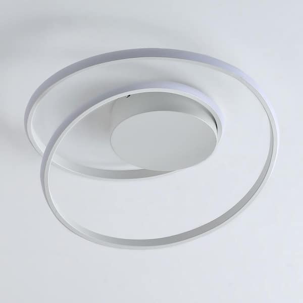 18.11 in. 1-Light Modern Linear Integrated LED Flush Mount Ceiling Lighting Fixtures