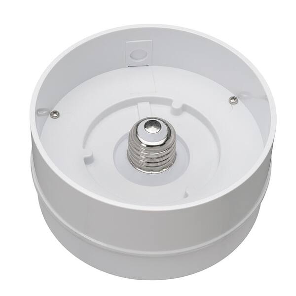 Spin Light 5 in. White LED Flush Mount Ceiling Light 600 Lumens 4000K Bright White Closet Basement Utility (2 Pack)