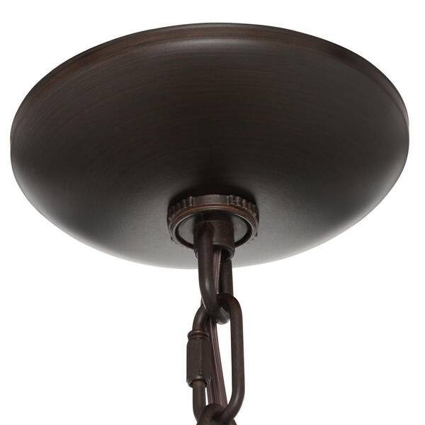 Lancaster Collection 5-Light Rubbed Bronze Chandelier