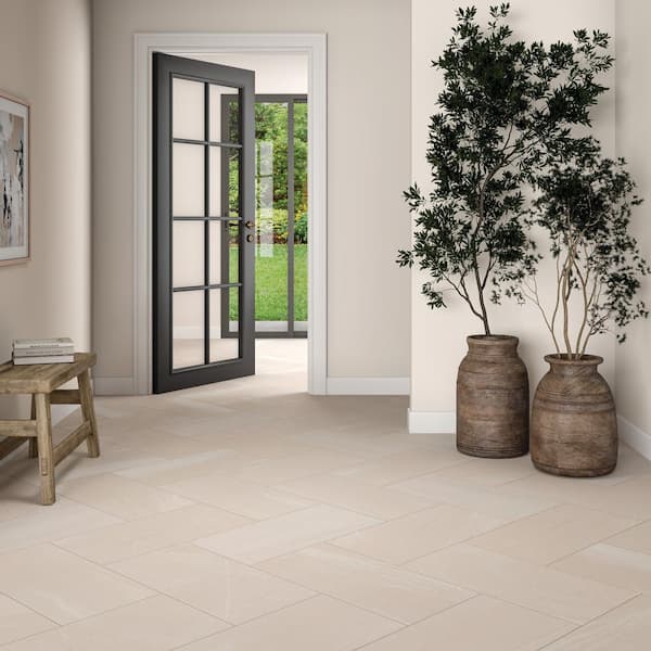 Rorington Taupe 12 in. x 24 in. Glazed Porcelain Floor and Wall Tile (17.6 sq. ft./Case)
